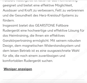 Rudergerät neuwertig  Bild 5