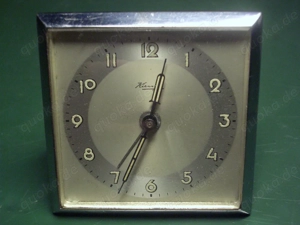 Vintage kleine Tischuhr Kienzle 1930er Jahre DRP stilvolles Art-déco-Design Bild 6