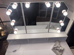 Schminktisch Frisierkommode mit dreifach Spiegel