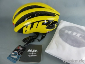 HJC IBEX LOTTO SOUDAL Gelber Fahrradhelm Größe: XS S 54-56 cm, 21,2-22 Zoll Gewicht: 220 Gramm L