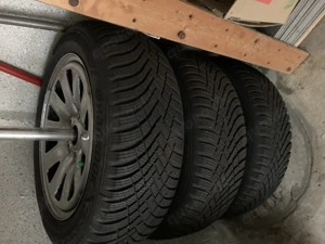 Winterreifen auf Stahlfelgen 205 55 R16 91T