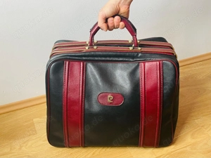 Elegante Vintage Pierre Cardin Herren Reisetasche Weekender