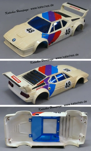 BMW M1 Karosse Carrera Structo a.f. Carrera 124 Chassis Rar