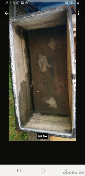 Regenwasser Tone  Fischbecken Teichbecken  80cm x 140cm x 45cm                            SCHAU DOCH