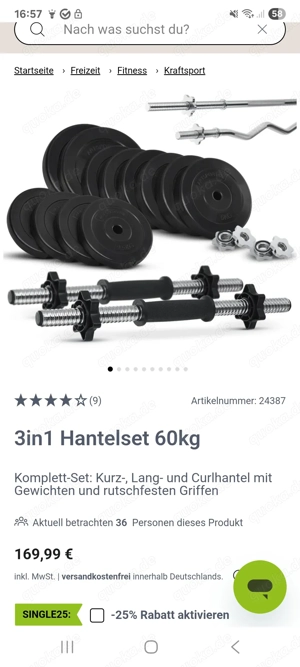 Fitness-Set zu verkaufen Bild 9