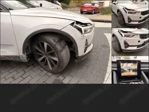 Polestar 2 E-Motor NEU Unfall vo.re. Fahrbereit! Long Range D