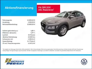 Hyundai KONA 1.0 GDI Pure 2WD KLIMA, LM-FELGEN, KAMERA