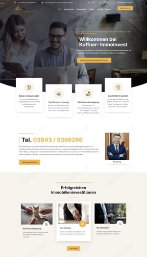 Professionelles Webdesign & Online-Marketing moderne Website Bild 4