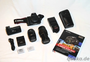 Digitale Kamera Canon EOS 6000D mit viel Zubehör