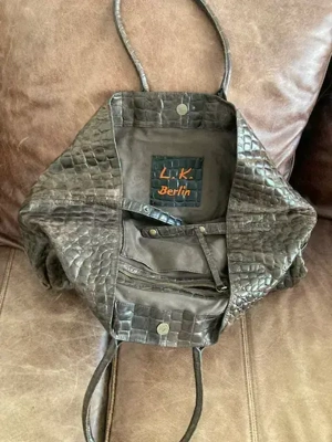 Leder Damenhandtasche