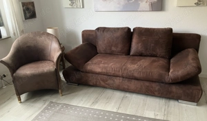 Schlafcouch mit passendem Sessel