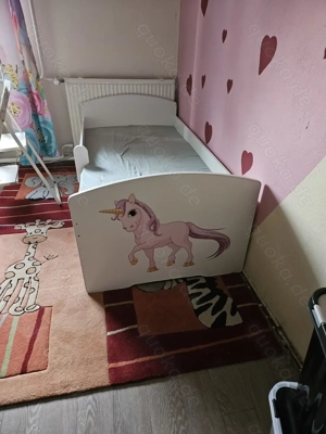 Kinder junior Bett mit Matratze und lattenrost