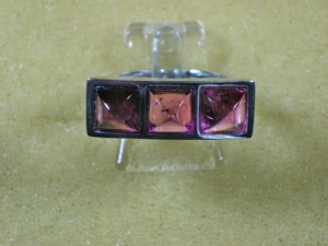 NEU: Ring Größe 17 - 53 Platin 600 Pink Turmalin