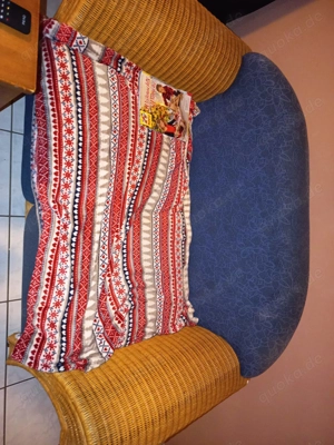 Ratansofa mit Sessel 