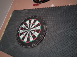 Dartscheibe benutzt