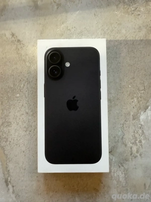 Apple iPhone 16   128 GB   Schwarz (Neu, OVP, versiegelt)