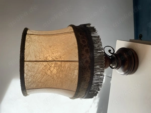 Tischlampe Holz Rustikal  v. Romege Tischleuchte