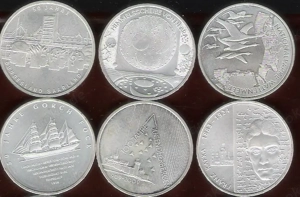 Silbermünzen 10Euro, .925 Slber. 2002-2010 Alle Sätze für Sammler und Anleger. Bild 2