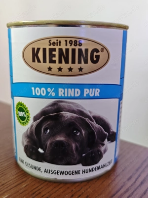 Kiening Rind Pur, Dosenfutter Hund