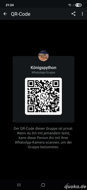 reptilien WhatsApp Gruppe 