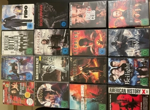 42 DVDs Action und Abenteuer, ca. ab 16 Jahren