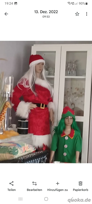 Zwei Schaufenster Puppe 