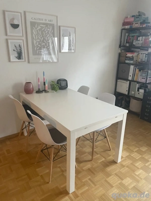 Tisch weiß, Ikea, ausziehbar