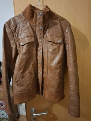 Lederjacke in Braun 