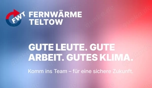 Die Fernwärme Teltow GmbH sucht Elektriker in (m w d) 