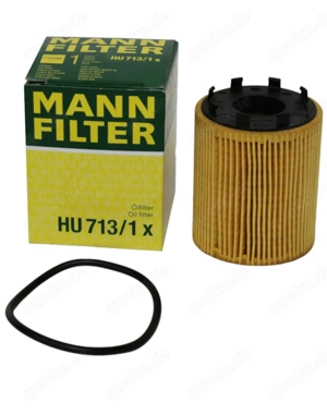 Ölfilter mann-filter hu 713 1x für alfa fiat ford lancia opel