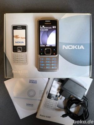 Nokia 6300 Silber   Klassiker in gutem Zustand!