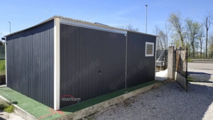   Blechgarage nach Maß Metallcontainer Autogarage 