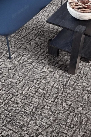 Neue Kollektion! Dekorative Teppichfliesen in Schwarz und Grau