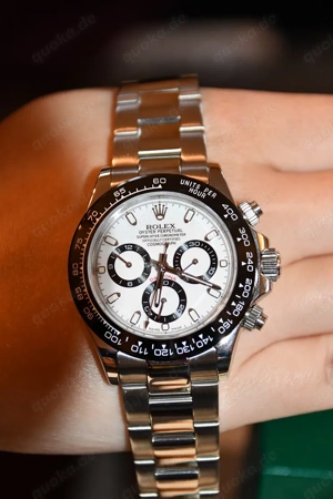 Rolex Daytona weißes Ziffernblatt SUPERCLONE Bild 2