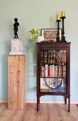 Vitrine, Vitrine Schrank, antik, 1870er, Viktorianisch, Schnitzereien,  Bücherrzimmer & Büro