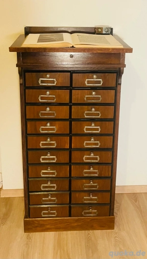 Apothekerschrank, Schubladenschrank antik, Marke Vesuv, Industrie Design, Augenweide