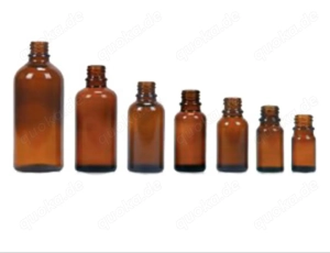 Braunglasflaschen 50 ml bis 1000 ml mit Verschlüßen günstig