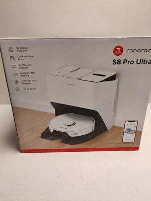 Roborock S8 Pro Ultra Saugroboter mit Sonic Mopping, selbstwaschend, selbstreini