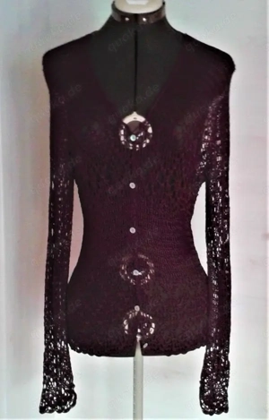 Häkeljacke Strickjacke Damenstrickjacke - Größe 36 38 - nie getragen