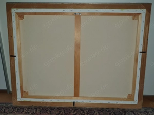 Original Ölgemälde Mohnblumen Blumen Stillleben Ölbild Gemälde signiert 70 x 90 cm mit Rahmen TOP! Bild 4