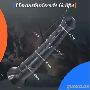 Großer Dildo, Pferdepenis, Penis, Tierpenis, Übergroß mit Adern, Saugnapf, neu Bild 5