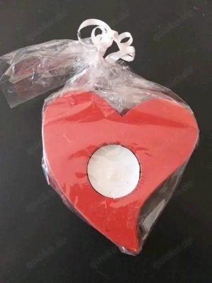 Teelichthalter als Herz original als Geschenk verp