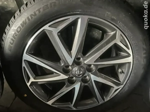 toyota yaris alufelgen mit winterrefen 195 55 16