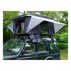 Prime Tech Nevada Hartschalen-Autodachzelt 2-Personen Teleskopleiter  