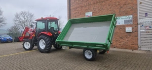4,0T hydr. 3-Seiten Kipper, Traktor, Auflaufgebremst, Europäische Zulassung (COC) Bild 3