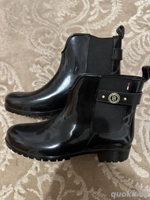 Tommy Hilfiger Oxley Gummistiefel Schwarz, Gr. 41