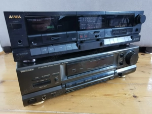 Retro Hifi-System aus AIWA AD-WX707 und Technics SA-GX390