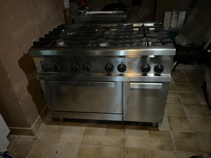 Gasherd   Zanussi Gastronomie Herd mit 6 Flammen