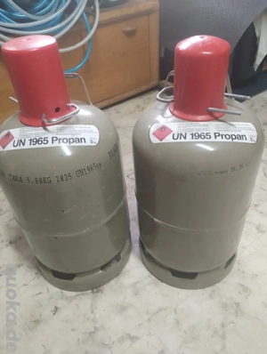 Gasflasche, grau, 5kg