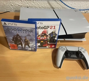 sony Playstation 5 version slim Disk edition konsole PS5 mit 2 spiel + OVP